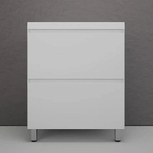 Тумба под раковину Style Line Манхэттен 70 см ЛС-00002374 напольная, белый матовый Тумба под раковину Style Line Манхэттен 70 см ЛС-00002374 напольная, белый матовый