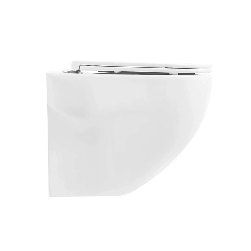 Унитаз подвесной BelBagno ONDA BB066CHR/BB870SC безободковый с сиденьем Унитаз подвесной BelBagno ONDA BB066CHR/BB870SC безободковый с сиденьем