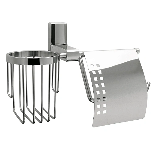 Держатель туалетной бумаги WasserKRAFT Leine K-5059 и освежителя хром Держатель туалетной бумаги WasserKRAFT Leine K-5059 и освежителя хром