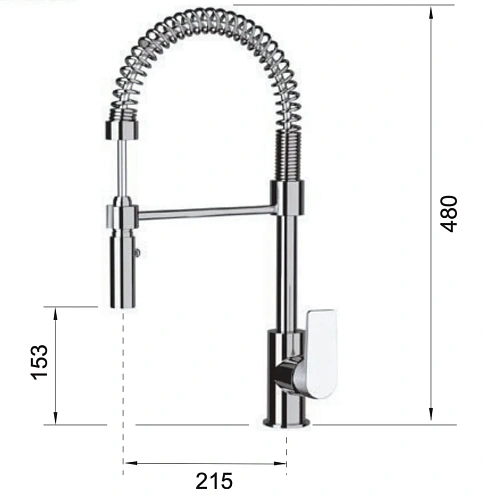 Смеситель для кухни Remer Dream D77E Смеситель для кухни Remer Dream D77E