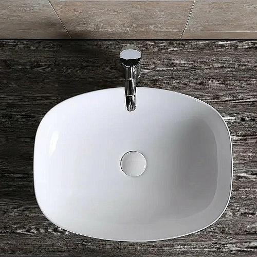 Раковина Ceruttispa CR0064 510х390х140 накладная, белая, прямоугольная Раковина Ceruttispa CR0064 510х390х140 накладная, белая, прямоугольная