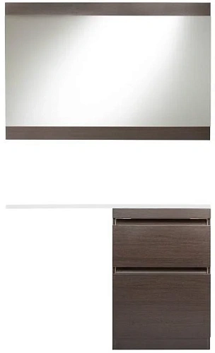 Тумба под раковину Style Line Даллас 120, люкс PLUS, коричневый СС-00000424 Тумба под раковину Style Line Даллас 120, люкс PLUS, коричневый СС-00000424