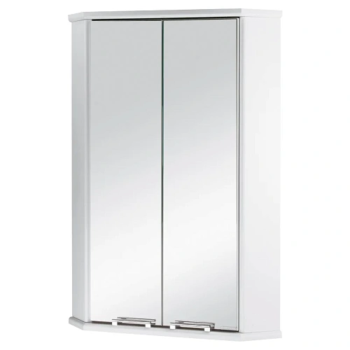 Зеркальный шкаф Aquaton Призма 2М угловой двустворчатый белый 1A007003PZ010 Зеркальный шкаф Aquaton Призма 2М угловой двустворчатый белый 1A007003PZ010