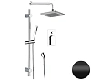 Душевая система Remer Infinity I09S07ONO, черный матовый