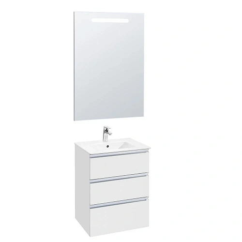 Тумба под раковину Roca The Gap 60 белый глянец 3 ящика A857404806 Тумба под раковину Roca The Gap 60 белый глянец 3 ящика A857404806