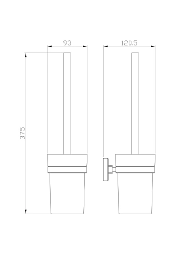 Ершик для унитаза Wonzon & Woghand бронза (WW-7229) Ершик для унитаза Wonzon & Woghand бронза (WW-7229)