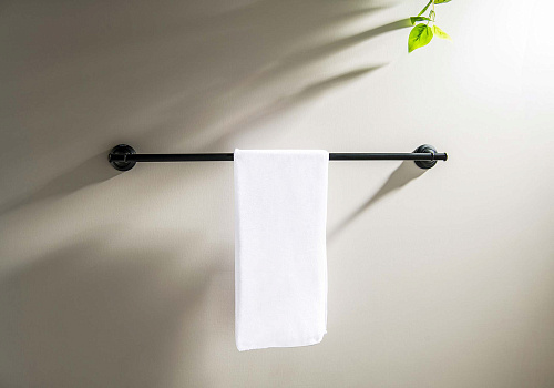 Полотенцедержатель Aquatek КЛАССИК AQ4514MB черный матовый Полотенцедержатель Aquatek КЛАССИК AQ4514MB черный матовый