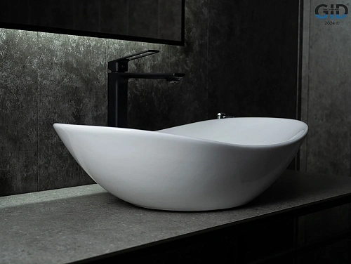 Раковина Gid N9811 51175 накладная белая 61x37x15 Раковина Gid N9811 51175 накладная белая 61x37x15