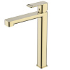 Картинка анонса товара «смеситель для раковины aquame parma aqm6614bg brushed gold»