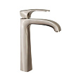 Детальная картинка товара «смеситель для раковины paini lady 89pw211lllssr с донным клапаном высокий, никель pvd»