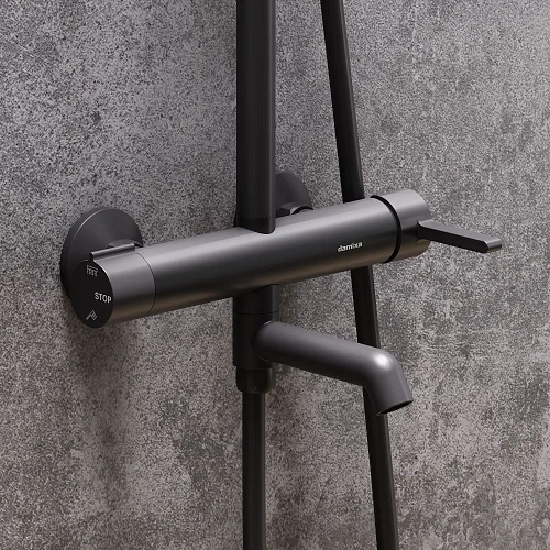 Душевая система Damixa Scandinavian Pure 936740300 черный Душевая система Damixa Scandinavian Pure 936740300 черный