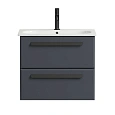 Тумба под раковину CEZARES ECO-CER-600-2C-SO-GR-P Grafito 570x450 подвесная Тумба под раковину CEZARES ECO-CER-600-2C-SO-GR-P Grafito 570x450 подвесная