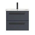 Тумба под раковину CEZARES ECO-CER-600-2C-SO-GR-P Grafito 570x450 подвесная Тумба под раковину CEZARES ECO-CER-600-2C-SO-GR-P Grafito 570x450 подвесная