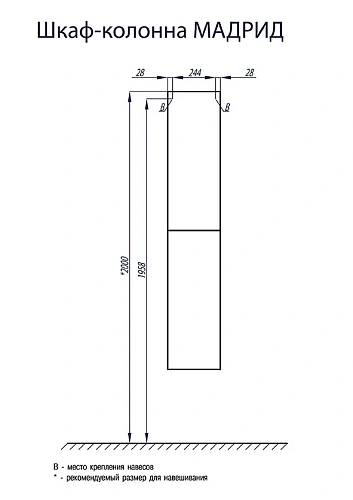 Шкаф-пенал Aquaton Мадрид М белый 1A129603MA010 Шкаф-пенал Aquaton Мадрид М белый 1A129603MA010