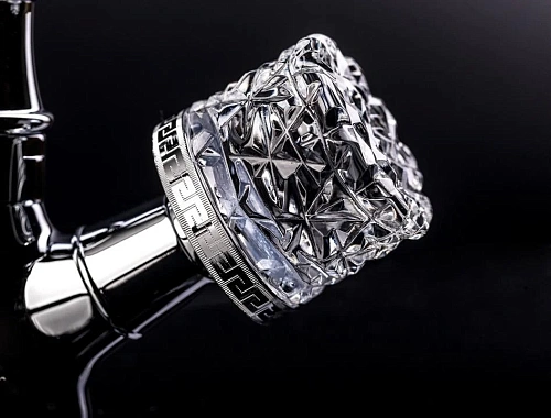 Смеситель для душа Boheme CRYSTAL хром (двуручковый) 274-CRST Смеситель для душа Boheme CRYSTAL хром (двуручковый) 274-CRST