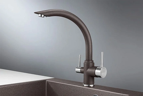 Смеситель для кухни Granula 2304, ЭСПРЕССО Смеситель для кухни Granula 2304, ЭСПРЕССО