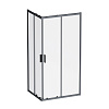 Картинка анонса товара «душевой уголок am.pm gem w90g-403-100280-bt 100x80 черный матовый, стекло прозрачное»