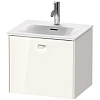 Тумба под раковину Duravit Brioso BR420902222 подвесная 52 см белый глянцевый Тумба под раковину Duravit Brioso BR420902222 подвесная 52 см белый глянцевый