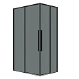 Душевой уголок GROSSMAN Galaxy 1/2.K33.01.12.21.10-1/2.K33.01.70.21.10 (120х70х195) раздвижная,черный матовый,стекло тонированное Душевой уголок GROSSMAN Galaxy 1/2.K33.01.12.21.10-1/2.K33.01.70.21.10 (120х70х195) раздвижная,черный матовый,стекло тонированное