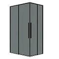 Душевой уголок GROSSMAN Galaxy 1/2.K33.01.12.21.10-1/2.K33.01.70.21.10 (120х70х195) раздвижная,черный матовый,стекло тонированное Душевой уголок GROSSMAN Galaxy 1/2.K33.01.12.21.10-1/2.K33.01.70.21.10 (120х70х195) раздвижная,черный матовый,стекло тонированное