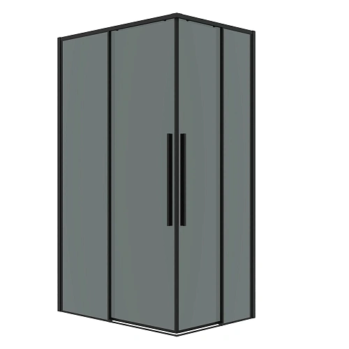 Душевой уголок GROSSMAN Galaxy 1/2.K33.01.12.21.10-1/2.K33.01.70.21.10 (120х70х195) раздвижная,черный матовый,стекло тонированное Душевой уголок GROSSMAN Galaxy 1/2.K33.01.12.21.10-1/2.K33.01.70.21.10 (120х70х195) раздвижная,черный матовый,стекло тонированное