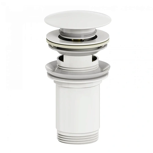 Донный клапан Wonzon & Woghand белый матовый (WW-SS09-MW) Донный клапан Wonzon & Woghand белый матовый (WW-SS09-MW)