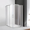 Душевой уголок CEZARES MOLVENO-A-22-90+20-P-Cr 110x110см стекло рифленое, профиль хром