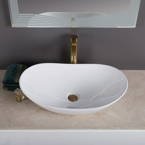 Раковина BelBagno BB1404 605x370x150 белый Раковина BelBagno BB1404 605x370x150 белый