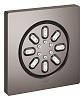 Картинка анонса товара «боковой душ grohe rainshower aqua, квадратный, 2 режима струи, темный графит глянцевый (26802a00)»