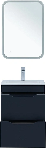 Тумба под раковину Aquanet Практика 50 маренго 2 ящика 00330456 напольная/подвесная Тумба под раковину Aquanet Практика 50 маренго 2 ящика 00330456 напольная/подвесная