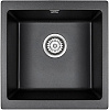 Картинка анонса товара «кухонная мойка paulmark brilon, pm104546-bl, черный, 445х460, подст. мон»