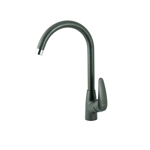 Смеситель для кухни Lemark LINARA LM0405 с высоким поворотным изливом, антрацит Смеситель для кухни Lemark LINARA LM0405 с высоким поворотным изливом, антрацит