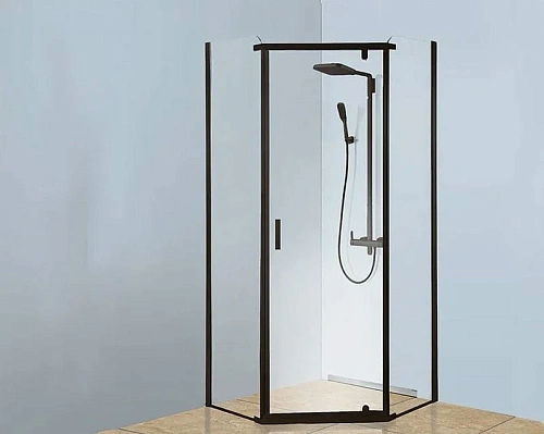 Душевой уголок BERGES SOLO T Black 1000х1000 061110 Душевой уголок BERGES SOLO T Black 1000х1000 061110