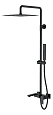 Душевая система Boheme Qubic Matt Black 478-B Душевая система Boheme Qubic Matt Black 478-B