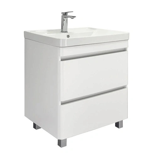 Тумба с раковиной Comforty Валдай-70Н 00-00020836 напольная белая матовая с раковиной 4470 Тумба с раковиной Comforty Валдай-70Н 00-00020836 напольная белая матовая с раковиной 4470