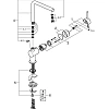 Смеситель для кухни GROHE Minta с L-изливом, хром (31375000) Смеситель для кухни GROHE Minta с L-изливом, хром (31375000)