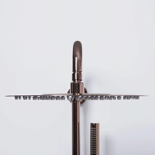 Душевая система WasserKRAFT A18301 Thermo с термостатом розовое золото Душевая система WasserKRAFT A18301 Thermo с термостатом розовое золото