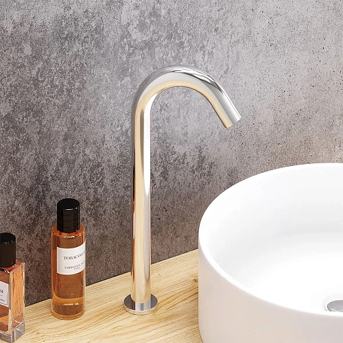 Смеситель для раковины Damixa Scandinavian Pure 360280000 cенсорный, высокий, хром Смеситель для раковины Damixa Scandinavian Pure 360280000 cенсорный, высокий, хром