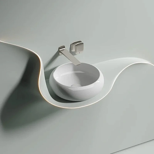 Раковина Ceramica Nova ELEMENT CN6050 белый накладная Раковина Ceramica Nova ELEMENT CN6050 белый накладная