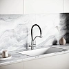 Смеситель для кухни SANCOS Nolia SC12003SS с крановм для фильтра и гибким изливом Смеситель для кухни SANCOS Nolia SC12003SS с крановм для фильтра и гибким изливом