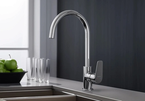 Смеситель для кухни Aquatek БЕТТА AQ1182CR Хром Смеситель для кухни Aquatek БЕТТА AQ1182CR Хром