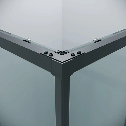 Душевая дверь GROSSMAN Galaxy 1/2.K33.01.12.21.00 (120x195) черный матовый, стекло прозрачное Душевая дверь GROSSMAN Galaxy 1/2.K33.01.12.21.00 (120x195) черный матовый, стекло прозрачное