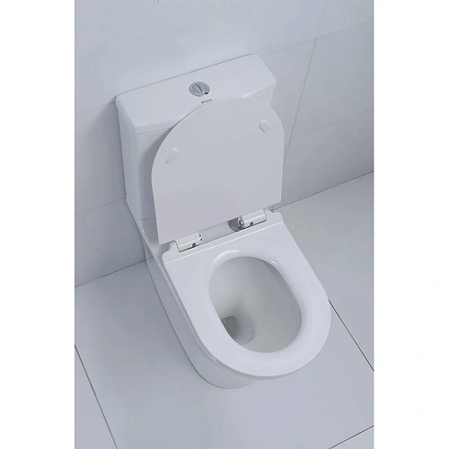 Унитаз напольный Orans Ceramic WM-9906 безободковый с микролифтом 9906WM Унитаз напольный Orans Ceramic WM-9906 безободковый с микролифтом 9906WM