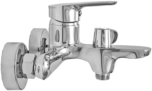 Смеситель для ванны STWORKI Алта AL-02cr , однорычажный, латунь, настенный, российский 550800 Смеситель для ванны STWORKI Алта AL-02cr , однорычажный, латунь, настенный, российский 550800