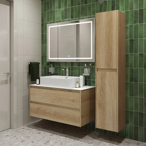 Тумба со столешницей и раковиной BelBagno KRAFT 100 kraft100rnn-kepbo-1338-set подвесная KRAFT100RNN-KEPBO-1338-SET Тумба со столешницей и раковиной BelBagno KRAFT 100 kraft100rnn-kepbo-1338-set подвесная KRAFT100RNN-KEPBO-1338-SET