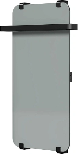 Полотенцесушитель электрический Allen Brau Infinity 80x44 00325657 с рейлингом 2.0 и креплением, черный матовый Полотенцесушитель электрический Allen Brau Infinity 80x44 00325657 с рейлингом 2.0 и креплением, черный матовый