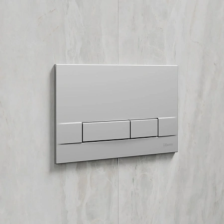 Клавиша смыва Lemark BIT механическая, хром матовый 9803007 Клавиша смыва Lemark BIT механическая, хром матовый 9803007