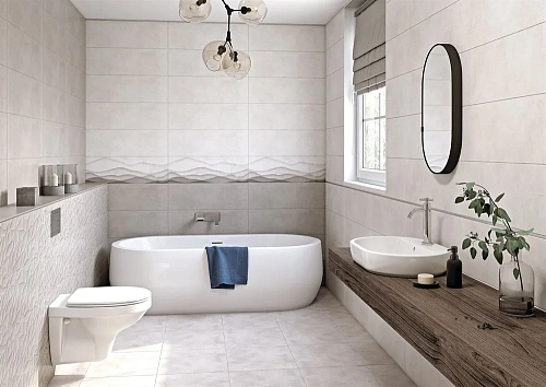 Панно Cersanit Haiku светло-серый 50x75 HI2U522 Панно Cersanit Haiku светло-серый 50x75 HI2U522