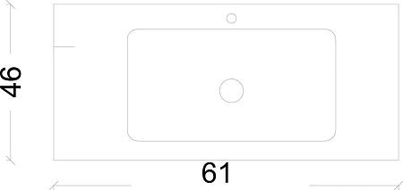 Раковина Armadi Art Vallessi 60 антрацит керамика 838-060-A Раковина Armadi Art Vallessi 60 антрацит керамика 838-060-A