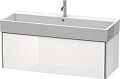 Тумба под раковину Duravit XSquare XS409702222 подвесная 118 см белая глянцевый Тумба под раковину Duravit XSquare XS409702222 подвесная 118 см белая глянцевый